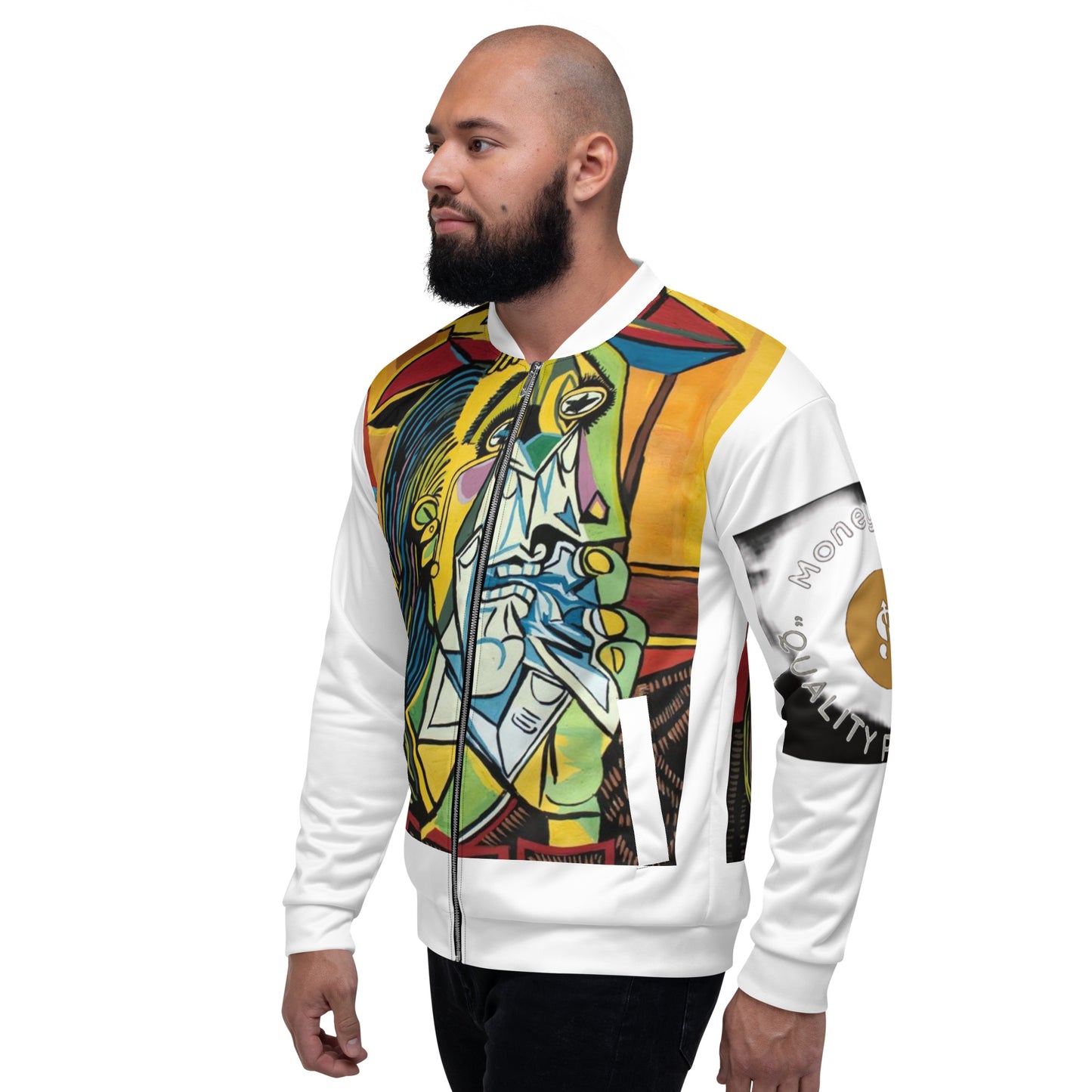 MoneyRace “Pablo Picasso” Limited Edition Art Unisex Bomber Jacket