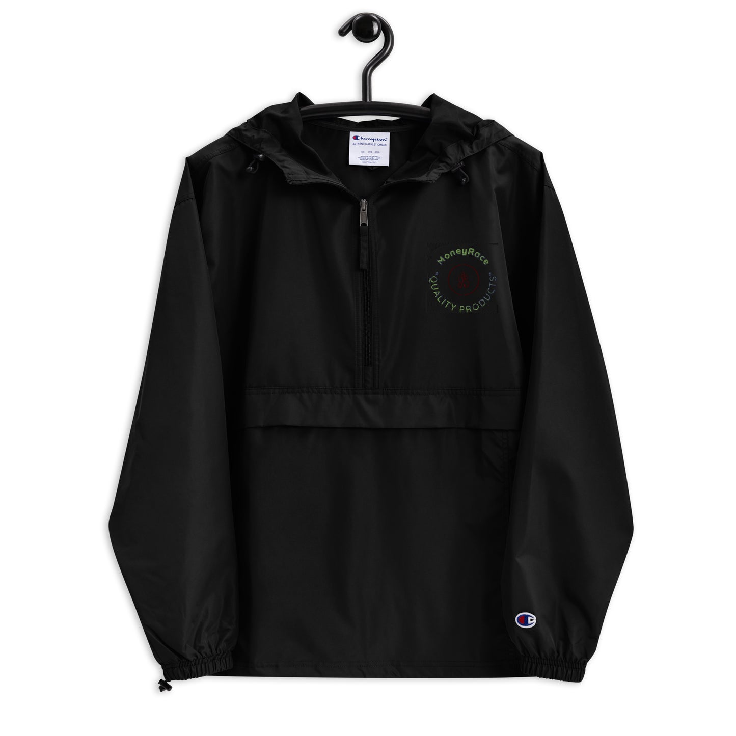 (MoneyRace) Embroidered Champion Packable Jacket