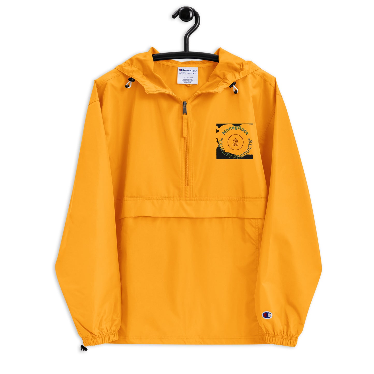 (MoneyRace) Embroidered Champion Packable Jacket
