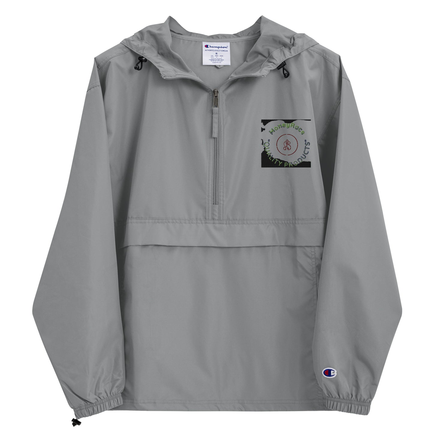 (MoneyRace) Embroidered Champion Packable Jacket