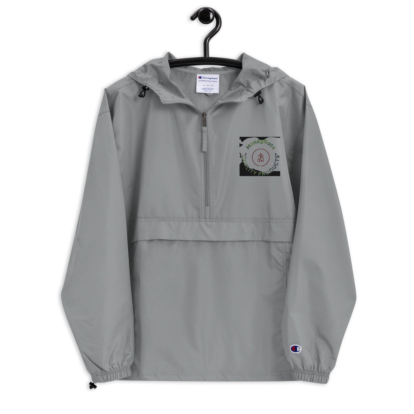 (MoneyRace) Embroidered Champion Packable Jacket