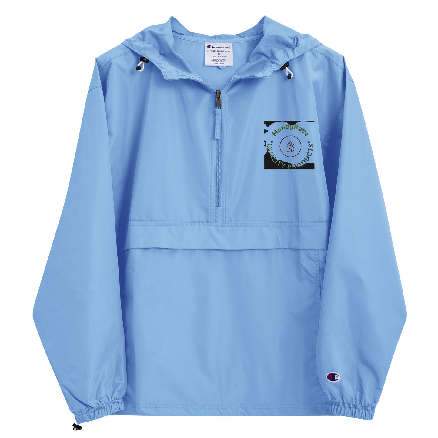 (MoneyRace) Embroidered Champion Packable Jacket