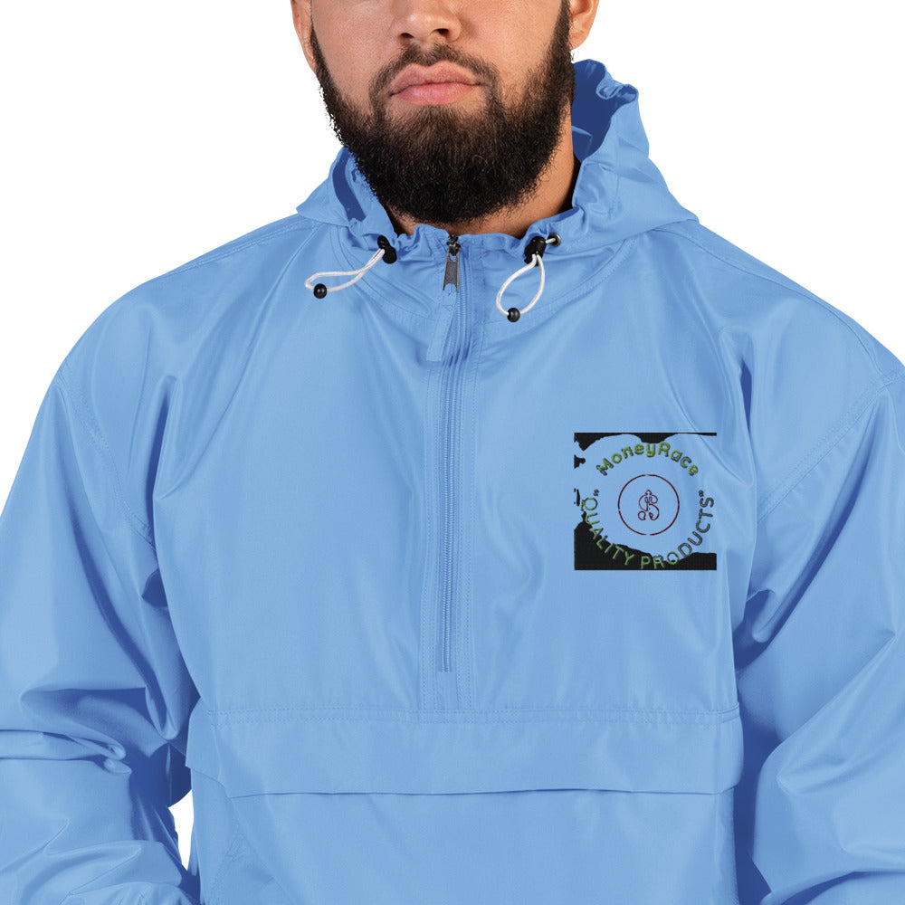 (MoneyRace) Embroidered Champion Packable Jacket