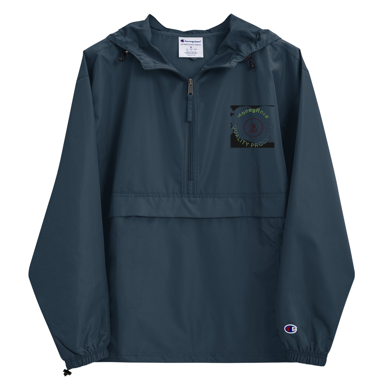 (MoneyRace) Embroidered Champion Packable Jacket