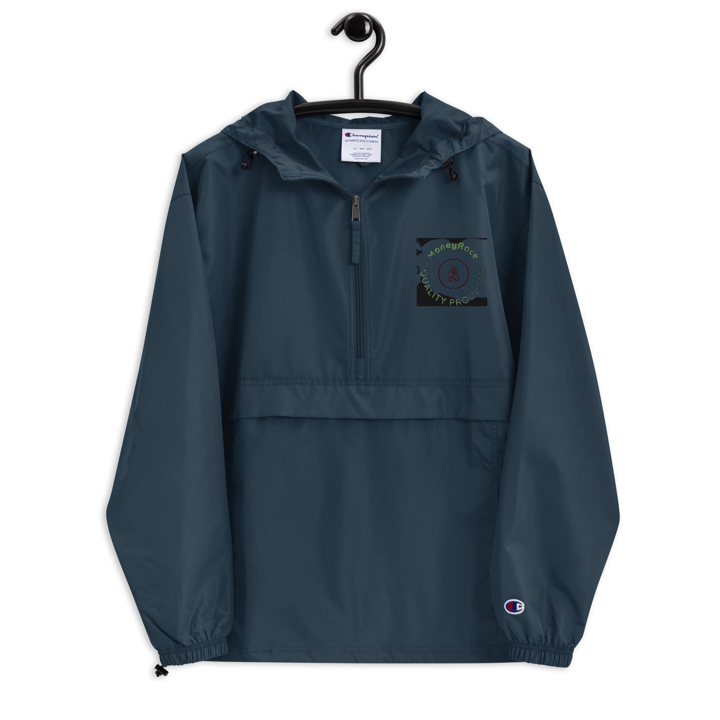 (MoneyRace) Embroidered Champion Packable Jacket