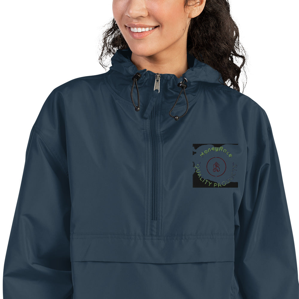 (MoneyRace) Embroidered Champion Packable Jacket