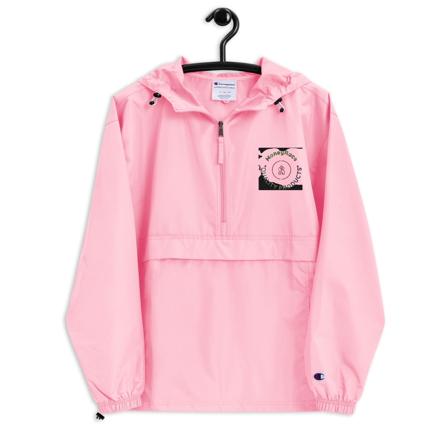 (MoneyRace) Embroidered Champion Packable Jacket