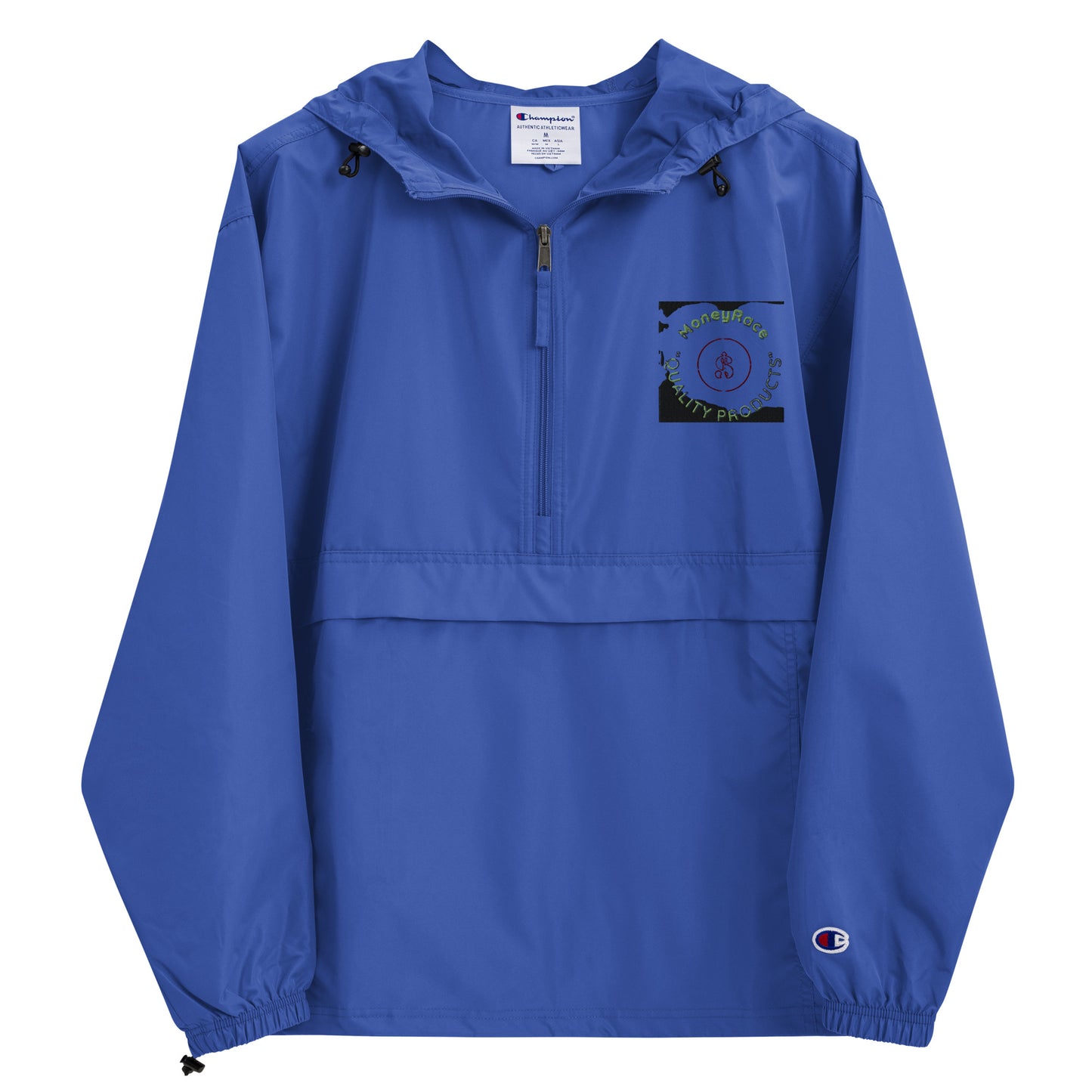 (MoneyRace) Embroidered Champion Packable Jacket