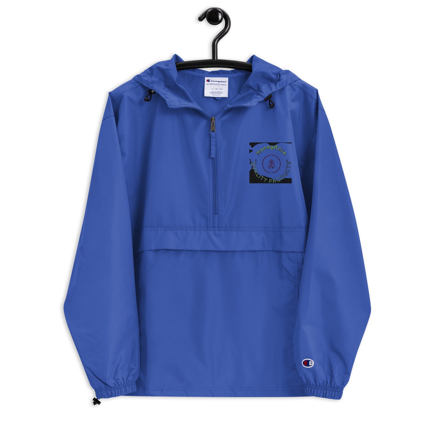 (MoneyRace) Embroidered Champion Packable Jacket