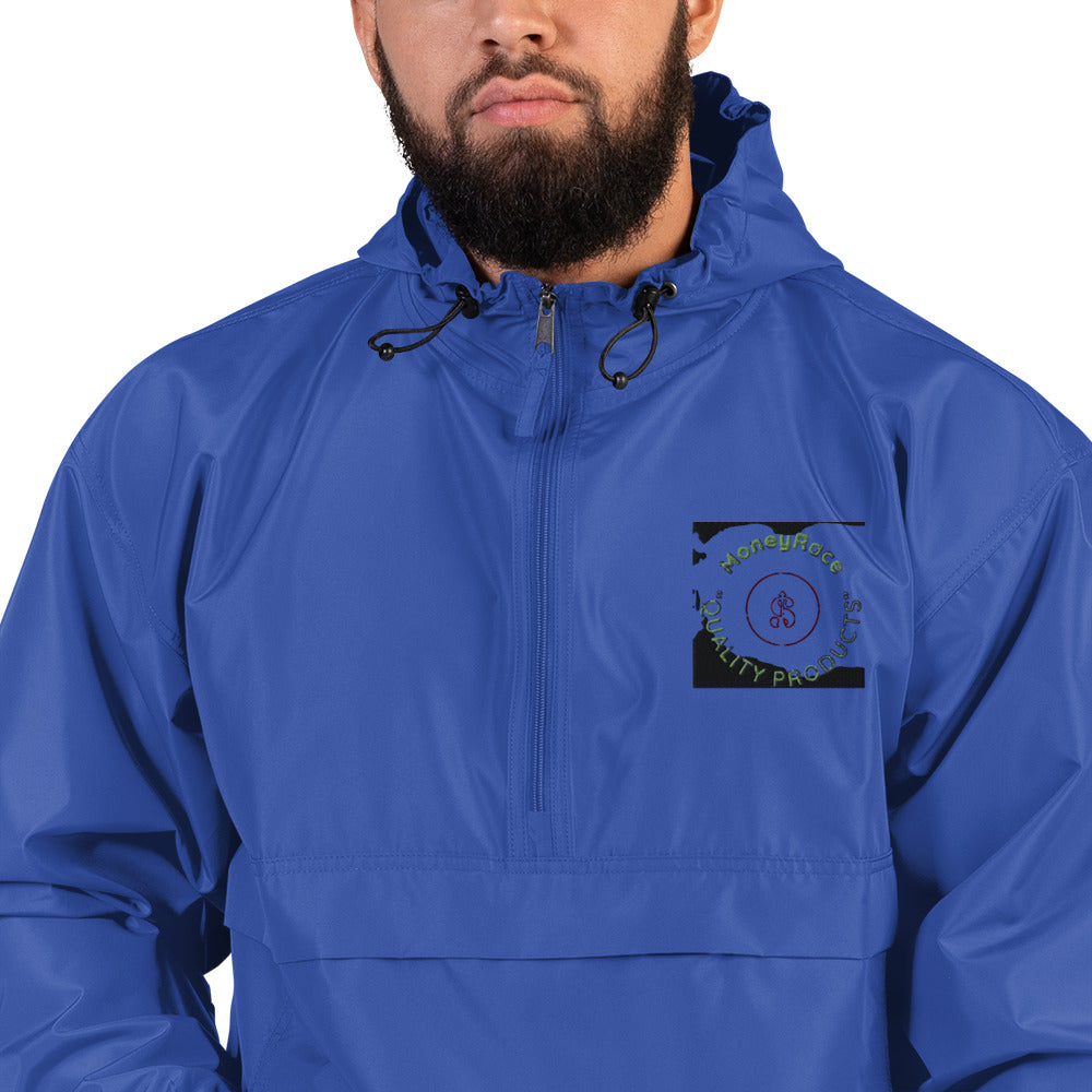 (MoneyRace) Embroidered Champion Packable Jacket