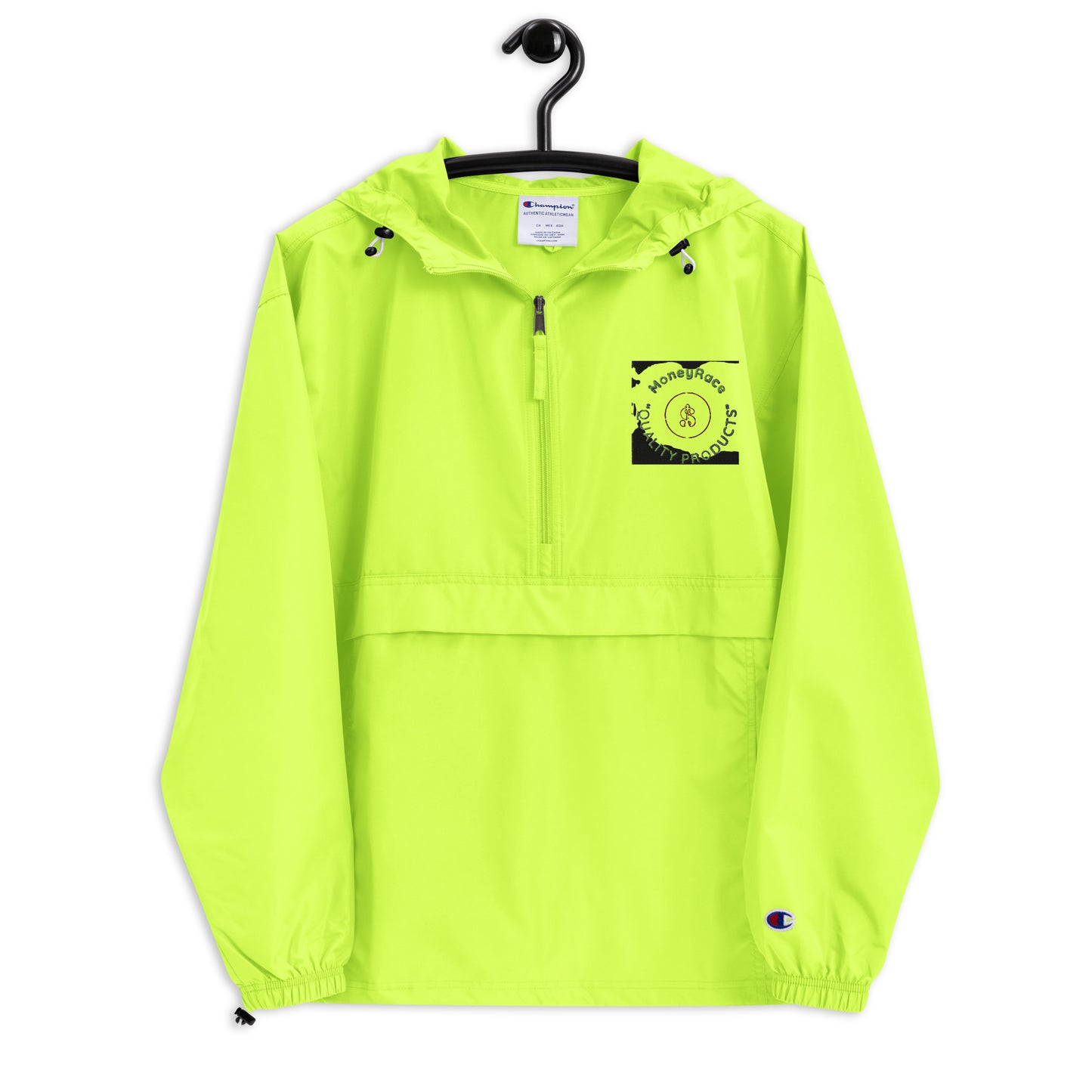 (MoneyRace) Embroidered Champion Packable Jacket