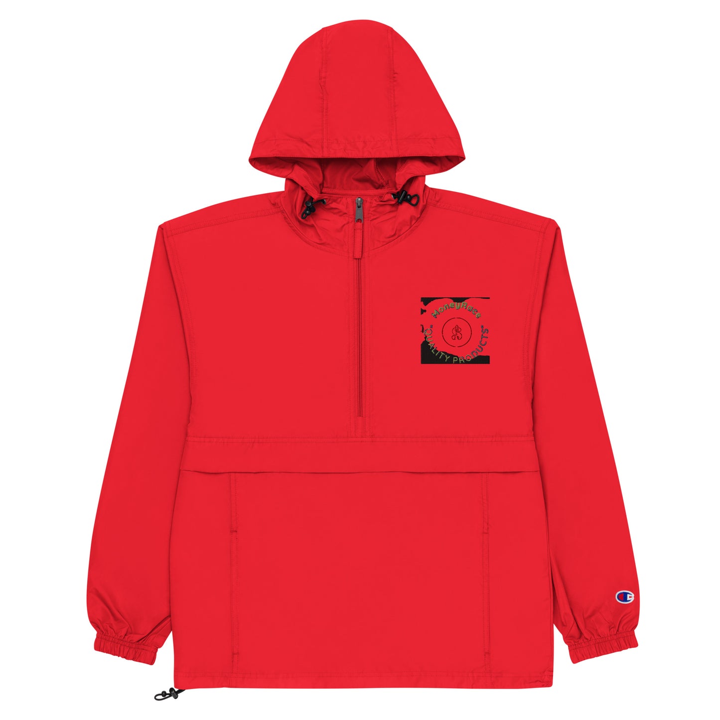 (MoneyRace) Embroidered Champion Packable Jacket