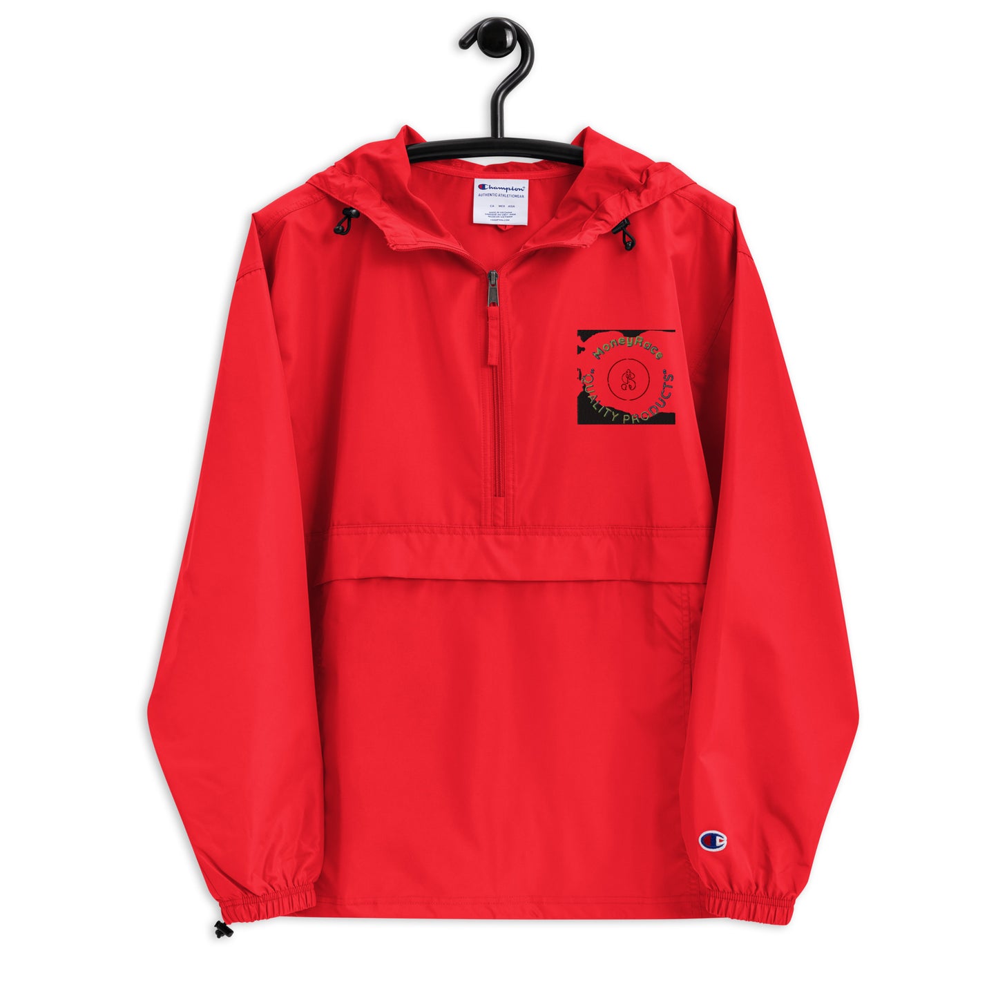 (MoneyRace) Embroidered Champion Packable Jacket
