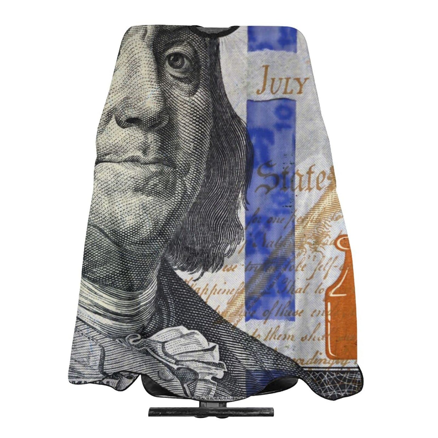 Dollar Bill Cash Barber Cape One Hundred Dollars Waterproof Haircut Apron Cover Up For Adults,55"X66"