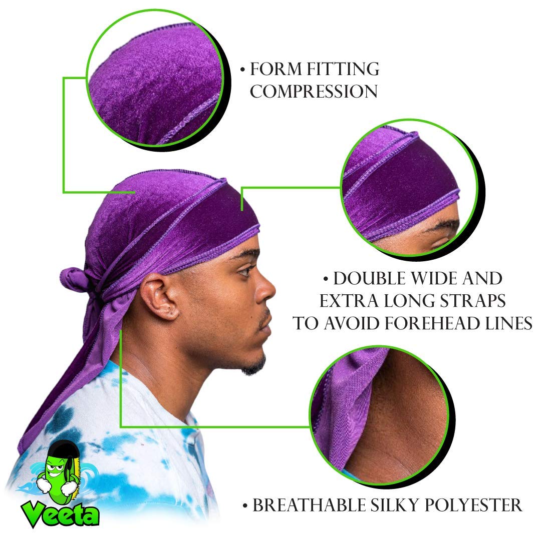 Superior Velvet Durag - Soft Velvet DuraTriple Stitched