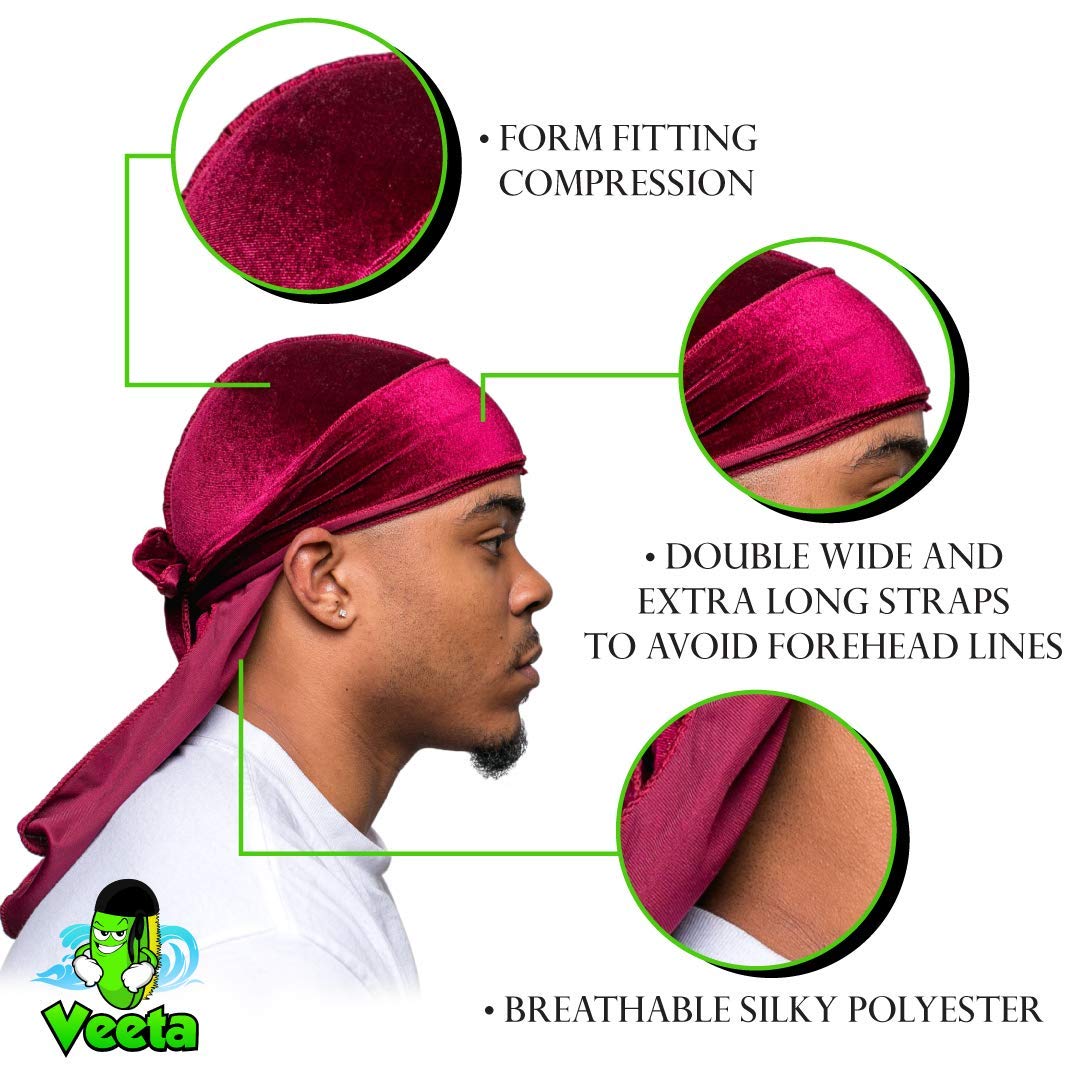 Superior Velvet Durag - Soft Velvet DuraTriple Stitched